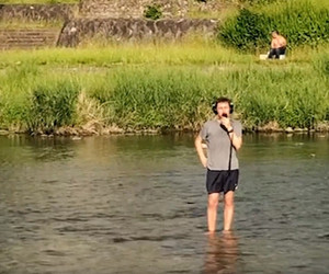 Austin Weber: "This Man flew to Japan to sing ABBA in a big cold River"