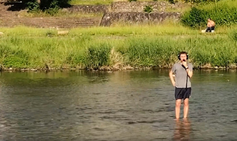 Austin Weber: "This Man flew to Japan to sing ABBA in a big cold River"