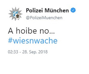 Die #Wiesnwache 2018