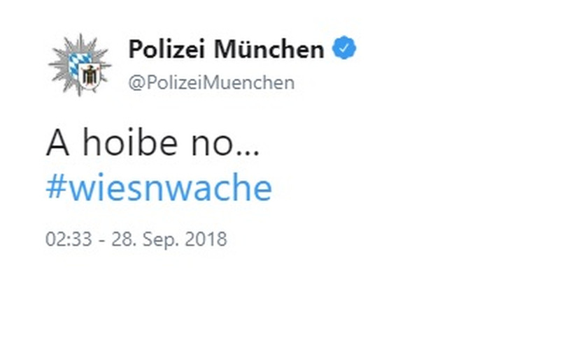 Die #Wiesnwache 2018