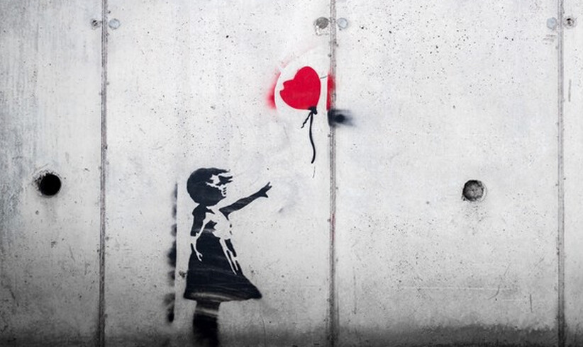 Wie Banksy "The Girl and Balloon" geshreddet hat