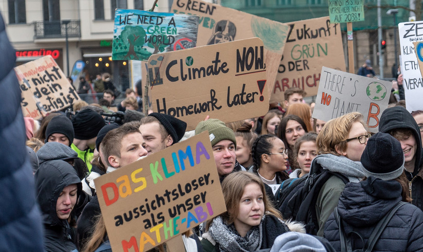 Die Kytes spielen beim Fridays for Future Streik