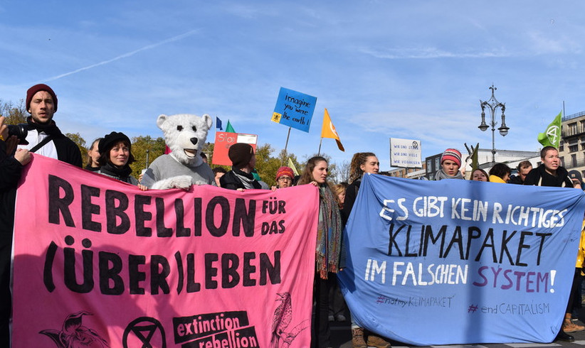 Proteste in Berlin: Extinction Rebellion