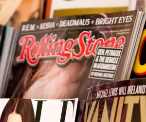 Weiße, männliche Rolling Stone Cover