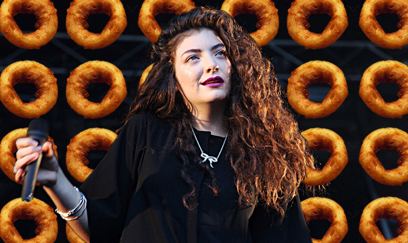 Lorde und ihre Onion-Rings