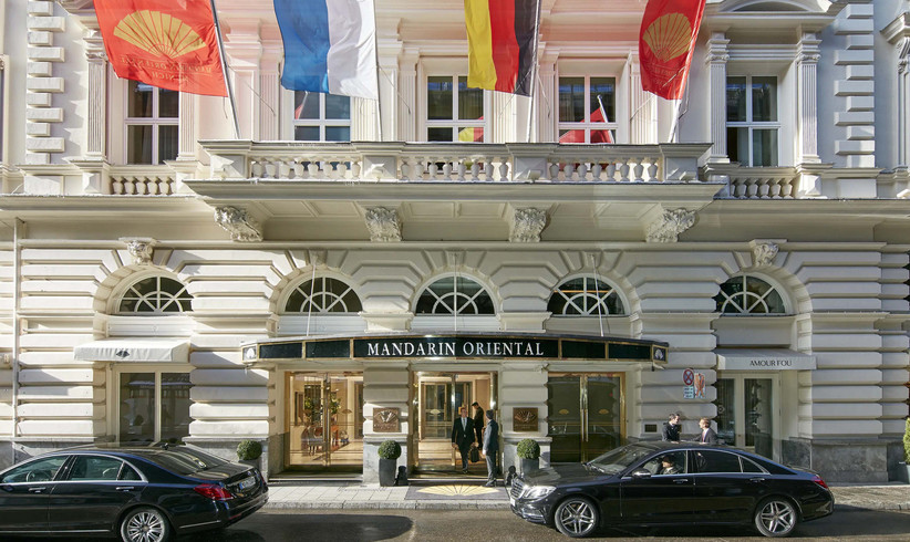 Arbeiten im Mandarin Oriental Hotel 