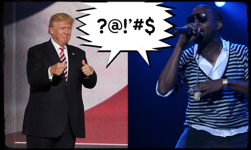 Kanye nur Trump sein