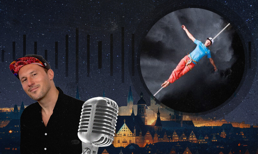 Slackliner Lukas Irmler im egoFM Talkradio
