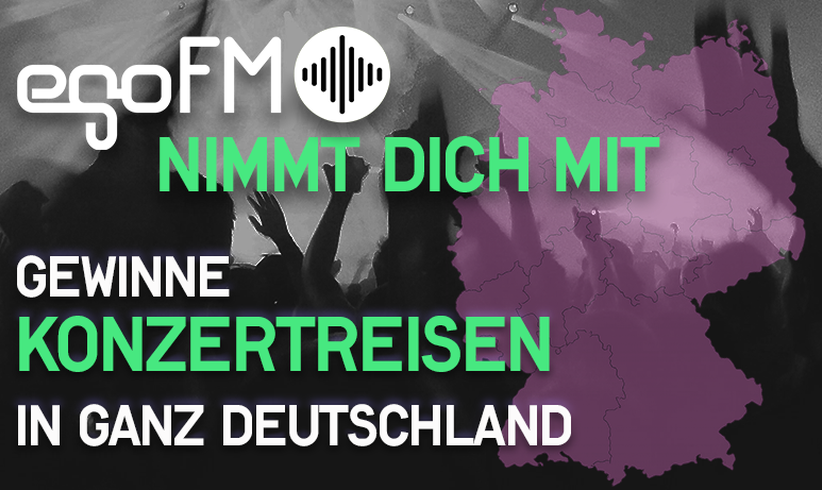 Komm mit auf Konzertreisen in ganz Deutschland