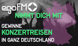 Komm mit auf Konzertreisen in ganz Deutschland