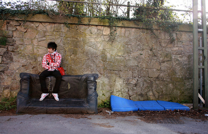 Alone couch flickr
