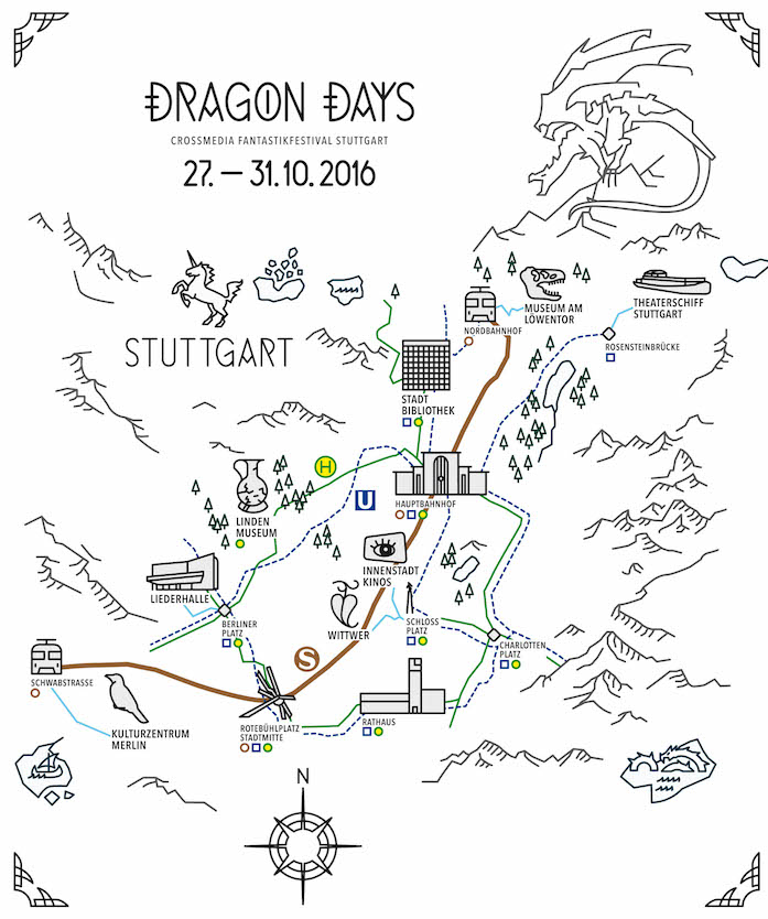 Dragon Days Lageplan