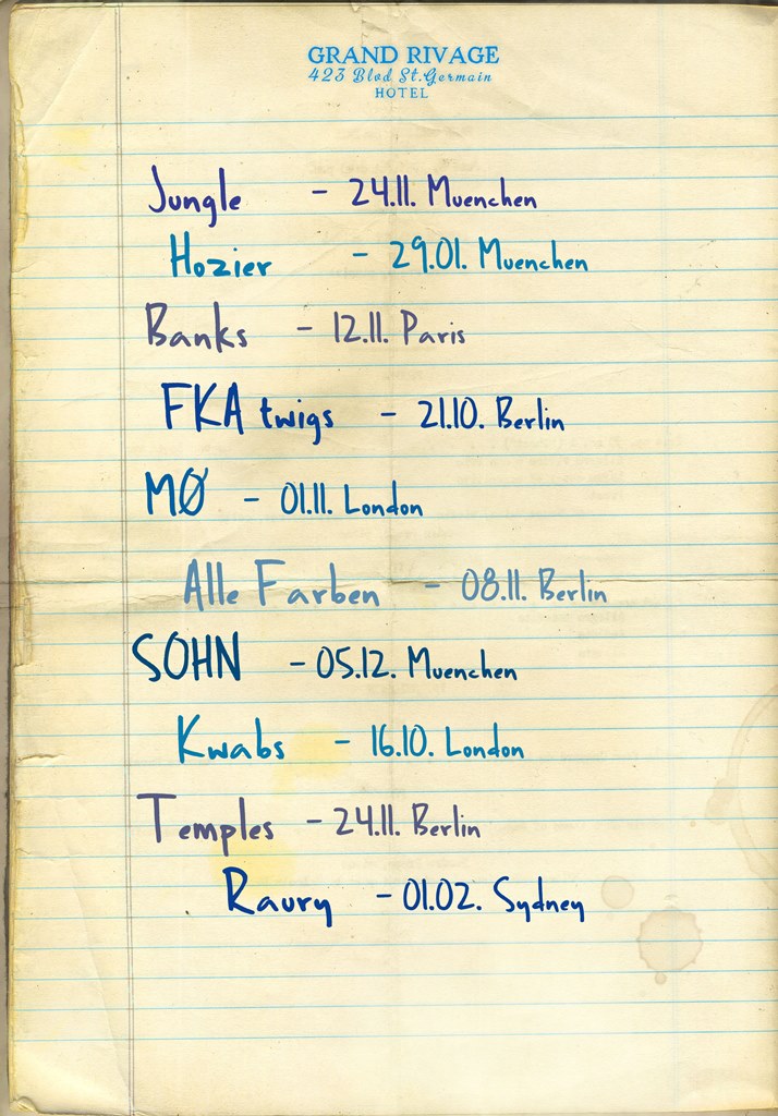 Bucket List egoFM