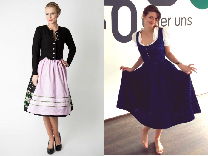 dirndl collage