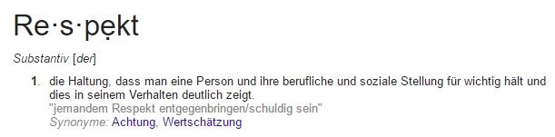 Respekt
