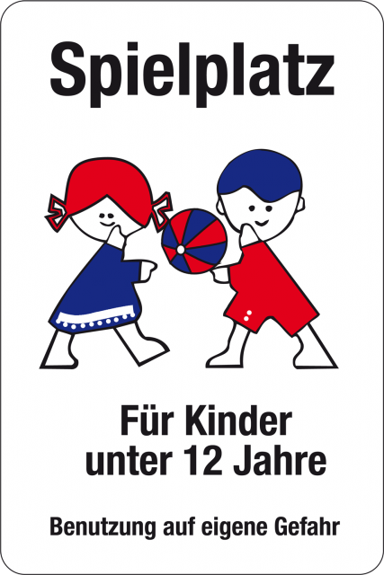 spielplatzschild
