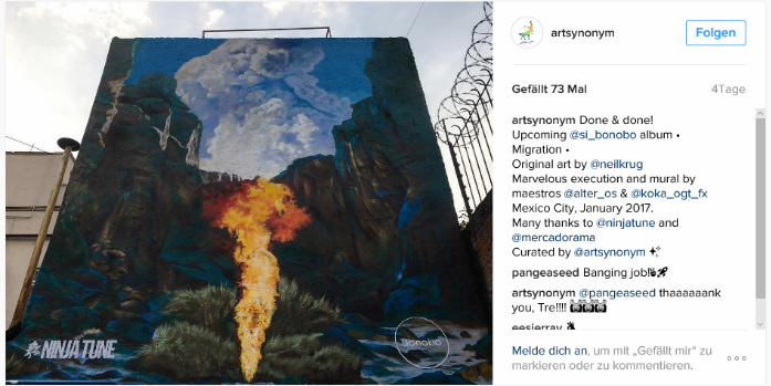 Bonobo artsynonym instagram screenshot