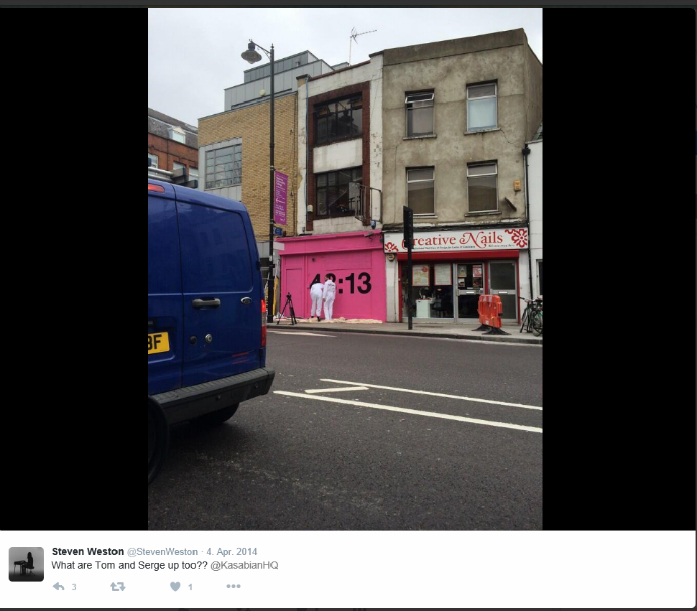 Kasabian Steven Weston Twitter screenshot