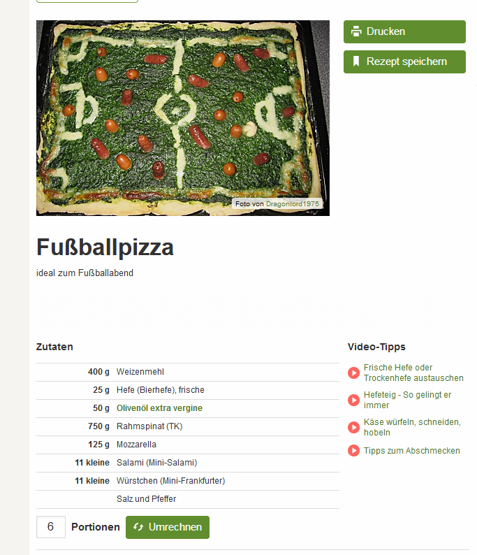 fußballpizza
